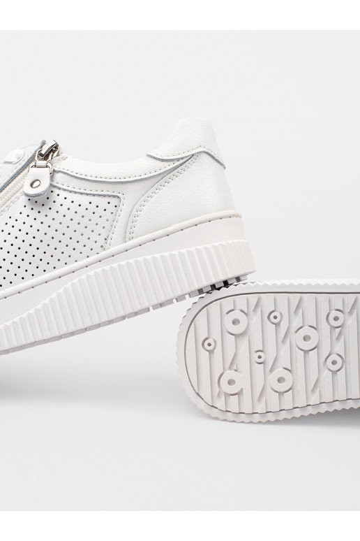 bílé Tenisky s platformou 