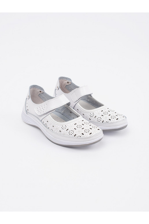 prolamovaný vzor sandály  bílé prolamovaný vzor sandály  bílé