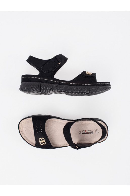 Černé sandály  Černé sandály