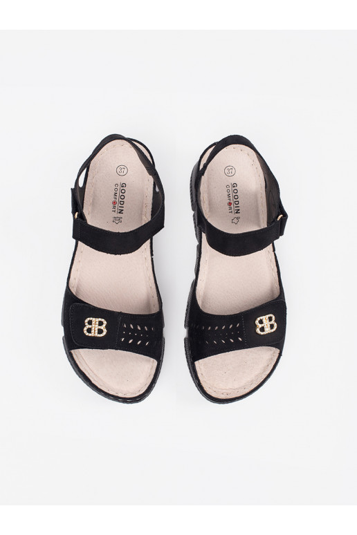 Černé sandály  Černé sandály