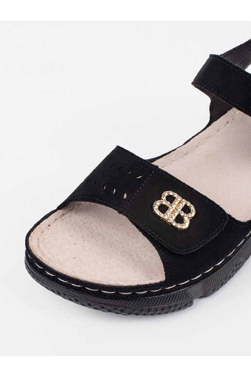 Černé sandály  Černé sandály