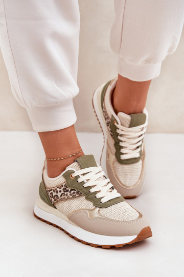 tenisky  a vzory s platformou zelené Davinara