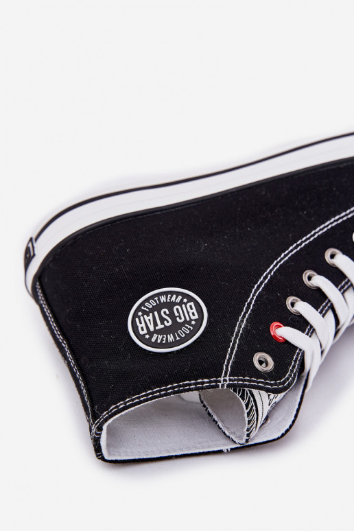  Pánská ležérní obuv Big Star NN174304 HI-POLY SYSTEM Černé