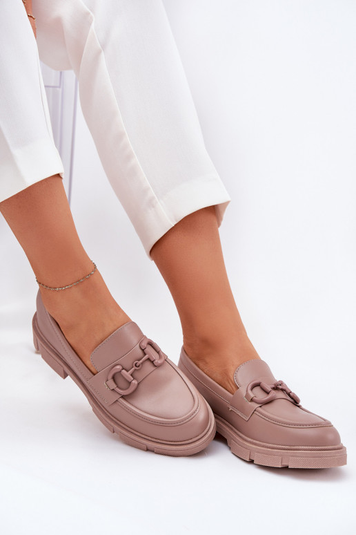 Dámské mokasíny Eko   Detalem khaki Seftass Dámské mokasíny Eko   Detalem khaki Seftass