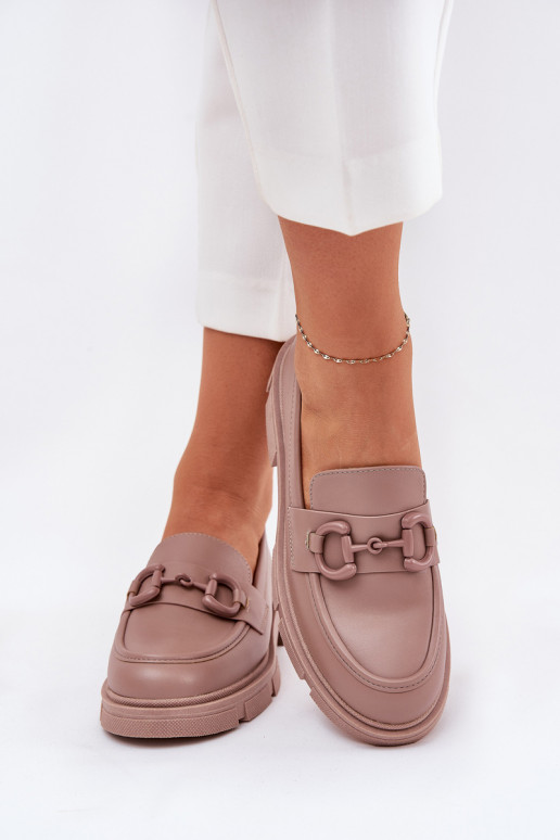 Dámské mokasíny Eko   Detalem khaki Seftass Dámské mokasíny Eko   Detalem khaki Seftass