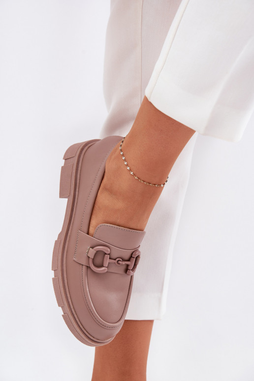 Dámské mokasíny Eko   Detalem khaki Seftass Dámské mokasíny Eko   Detalem khaki Seftass