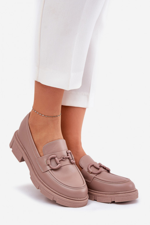 Dámské mokasíny Eko   Detalem khaki Seftass Dámské mokasíny Eko   Detalem khaki Seftass