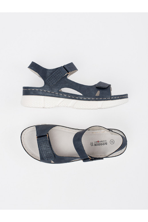 tmavě modrá  sandály 