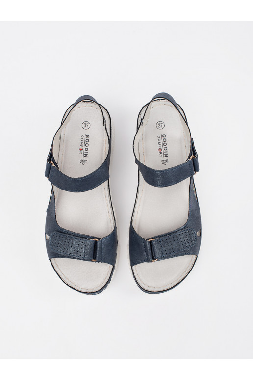 tmavě modrá  sandály 