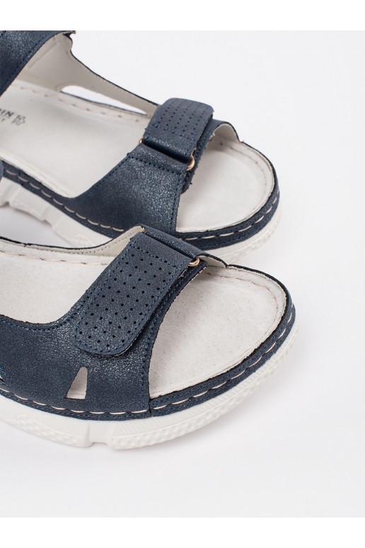 tmavě modrá  sandály 