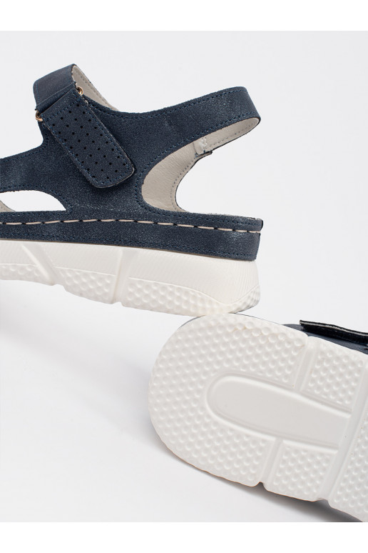 tmavě modrá  sandály 