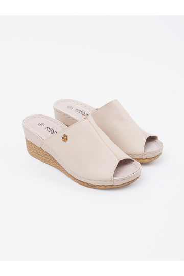 béžové Pantofle   2