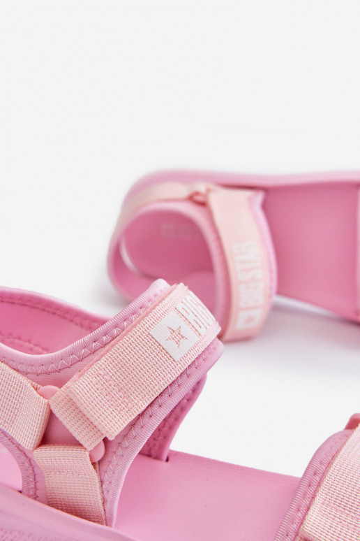  Sportovní styl Žabky Big Star LL274729 růžová