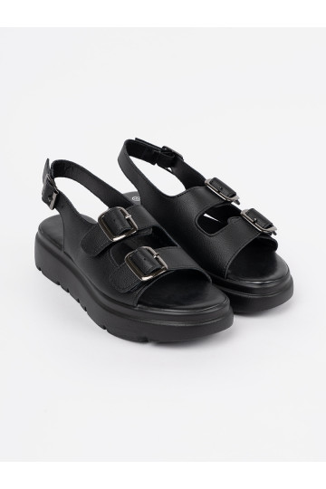 Černé  sandály s platformou 2
