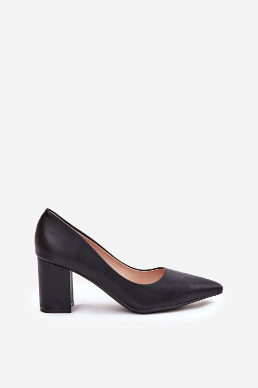 Boty na vysokém podpatku Ze Szpiczastym Noskiem Černé Deonira