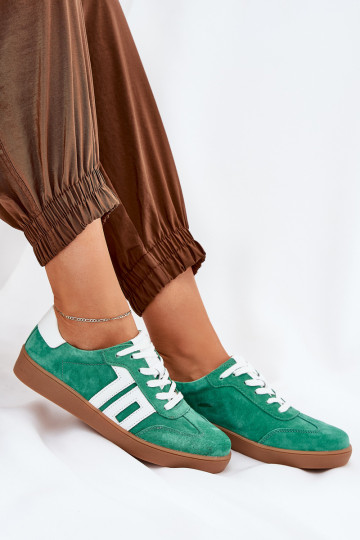 Tenisky tenisky ze semiše Vinceza 79517 zelené