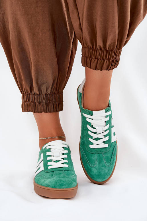 Tenisky tenisky ze semiše Vinceza 79517 zelené Tenisky tenisky ze semiše Vinceza 79517 zelené