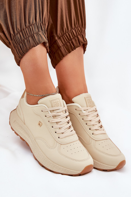 tenisky  Big Star RR274630 HI-POLY SYSTEM béžové  tenisky  Big Star RR274630 HI-POLY SYSTEM béžové