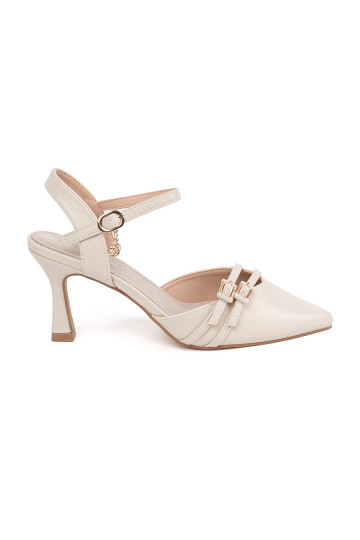 slonová kost vysoké podpatky