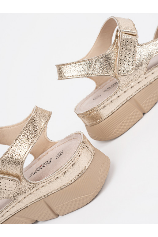 zlaté barvy  sandály  zlaté barvy  sandály