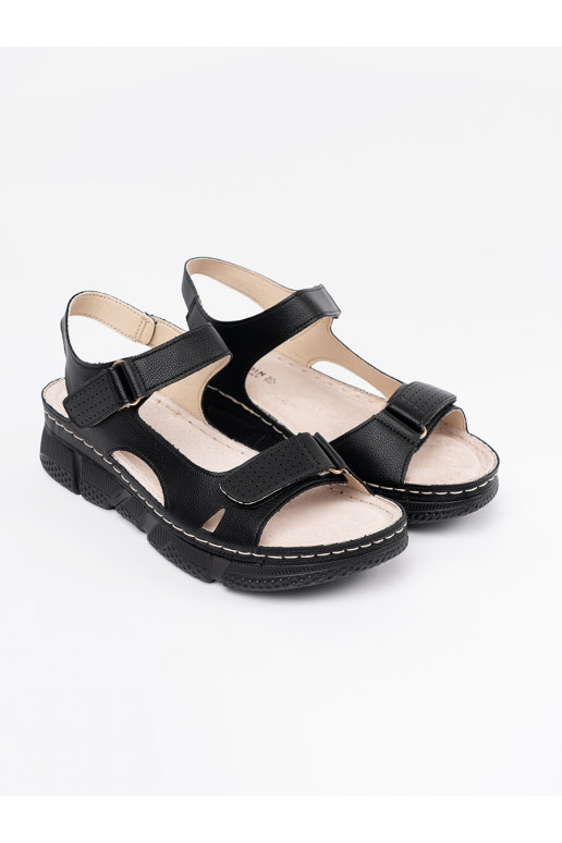 Černé  sandály  Černé  sandály