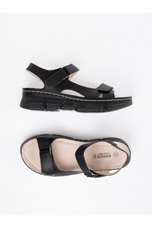 Černé  sandály  Černé  sandály