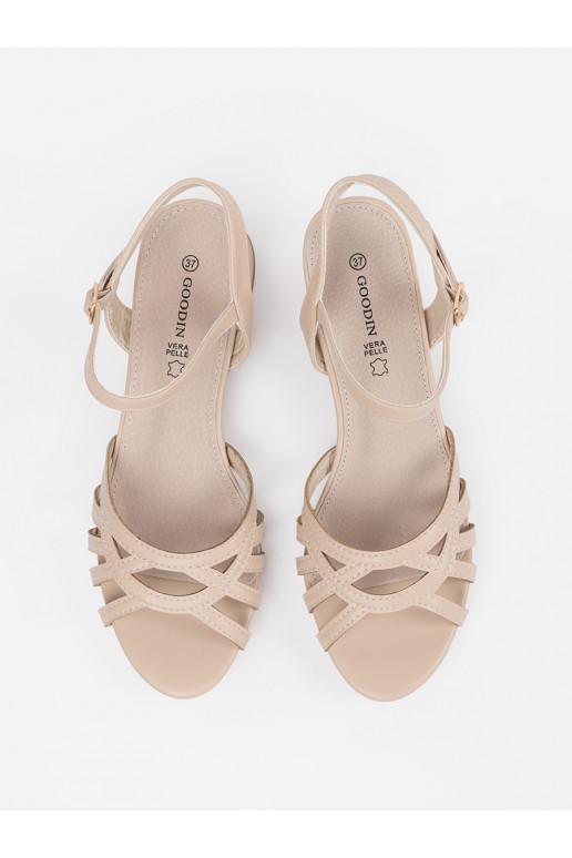 Žabky  ze skórzaną wkładką Žabky  ze skórzaną wkładką