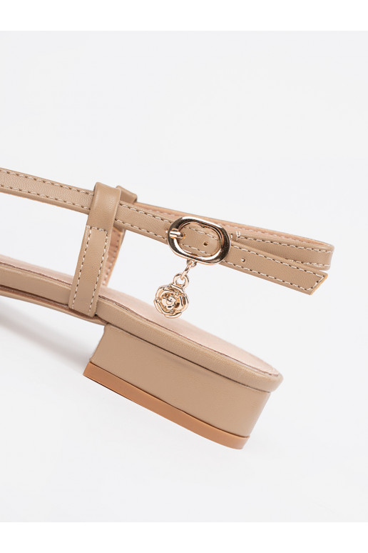 Žabky taupe  Žabky taupe