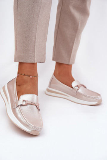 Dámské mokasíny S.Barski GR51-598 Růžová perla