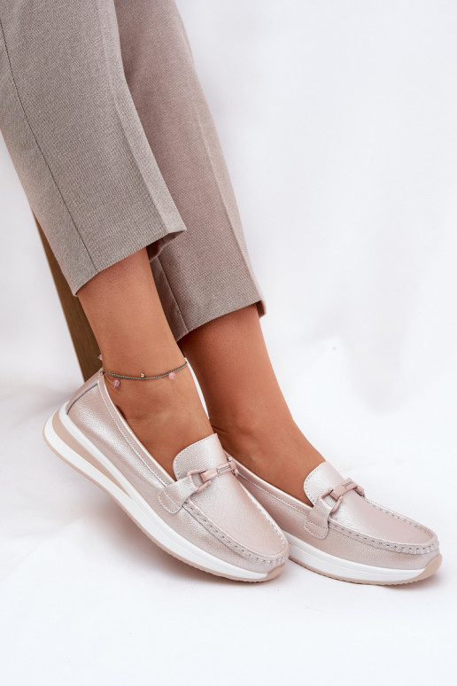 Dámské mokasíny S.Barski GR51-598 Růžová perla  Dámské mokasíny S.Barski GR51-598 Růžová perla
