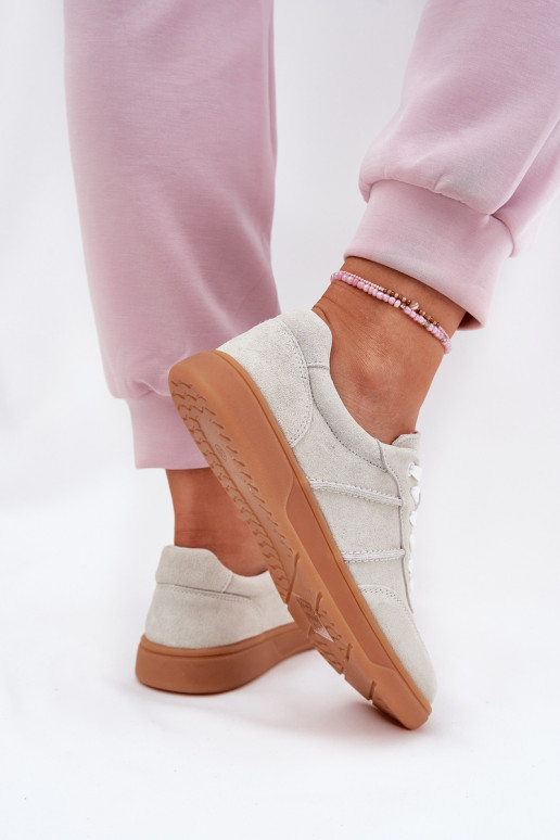 ze semiše  Tenisky  šedá Paliana ze semiše  Tenisky  šedá Paliana