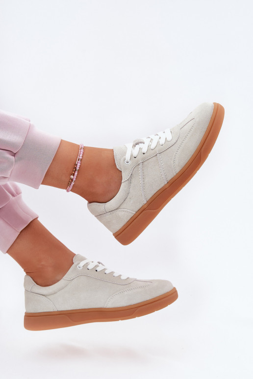 ze semiše  Tenisky  šedá Paliana ze semiše  Tenisky  šedá Paliana