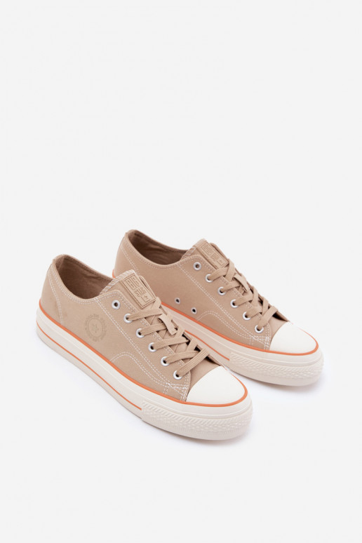 Pánská ležérní obuv s platformou Big Star RR174323 béžové