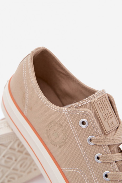 Pánská ležérní obuv s platformou Big Star RR174323 béžové