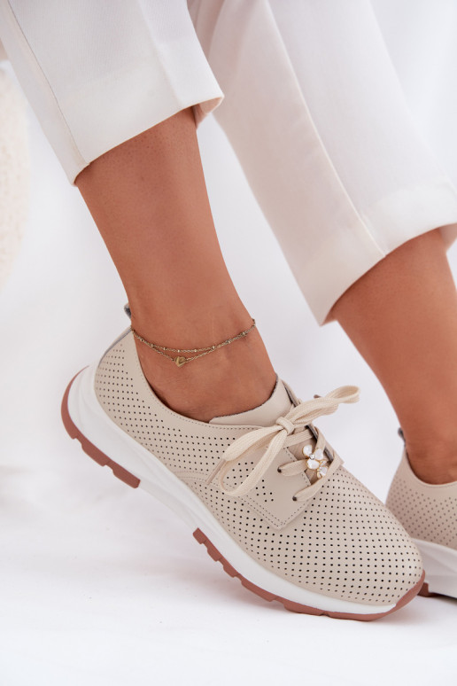 boty  Z Przypinką Artiker 54C1811 béžové  boty  Z Przypinką Artiker 54C1811 béžové