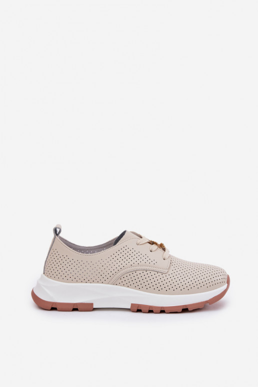 boty  Z Przypinką Artiker 54C1811 béžové  boty  Z Przypinką Artiker 54C1811 béžové