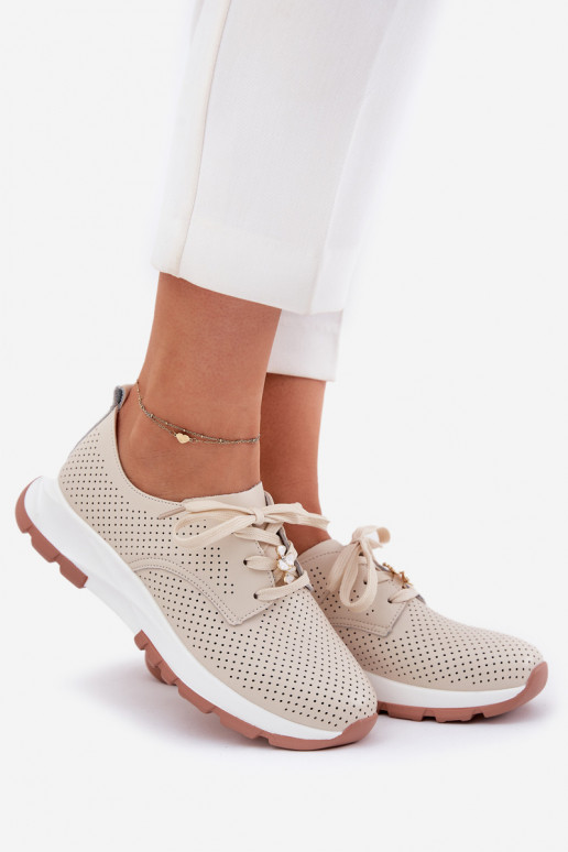 boty  Z Przypinką Artiker 54C1811 béžové  boty  Z Przypinką Artiker 54C1811 béžové