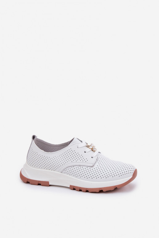 boty  Z Przypinką Artiker 54C1810 bílé  boty  Z Przypinką Artiker 54C1810 bílé