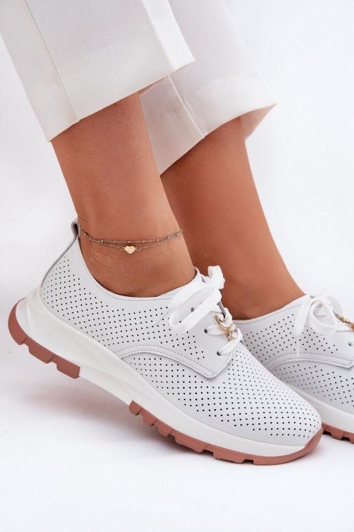boty  Z Przypinką Artiker 54C1810 bílé  boty  Z Przypinką Artiker 54C1810 bílé