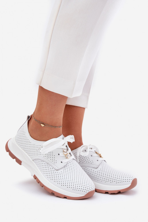 boty  Z Przypinką Artiker 54C1810 bílé  boty  Z Przypinką Artiker 54C1810 bílé