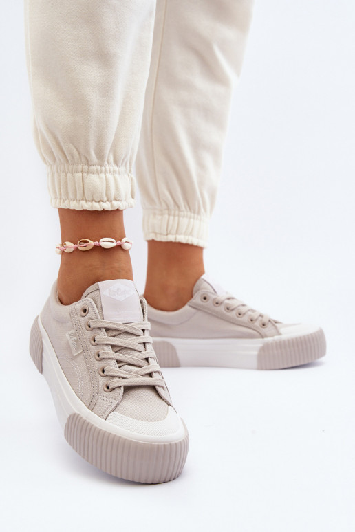 Ležérní obuv s masivní podrážkou Lee Cooper LCW-24-31-2178 šedá Ležérní obuv s masivní podrážkou Lee Cooper LCW-24-31-2178 šedá