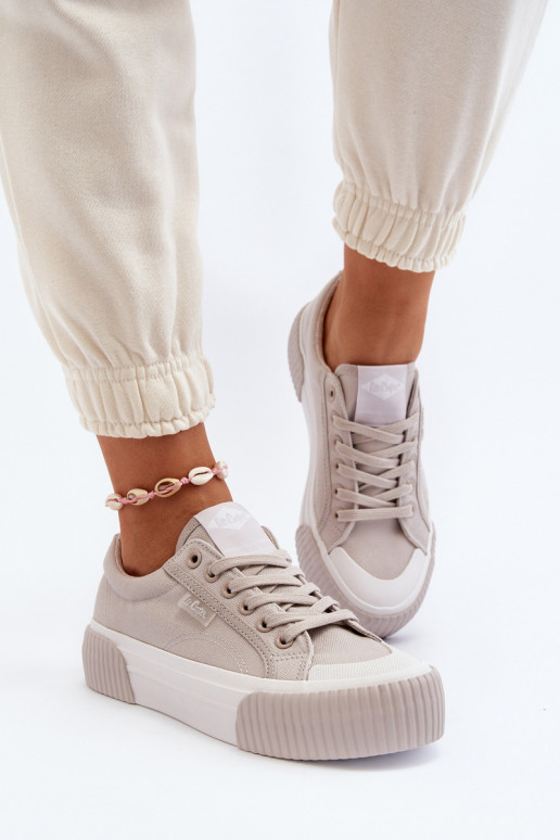 Ležérní obuv s masivní podrážkou Lee Cooper LCW-24-31-2178 šedá Ležérní obuv s masivní podrážkou Lee Cooper LCW-24-31-2178 šedá