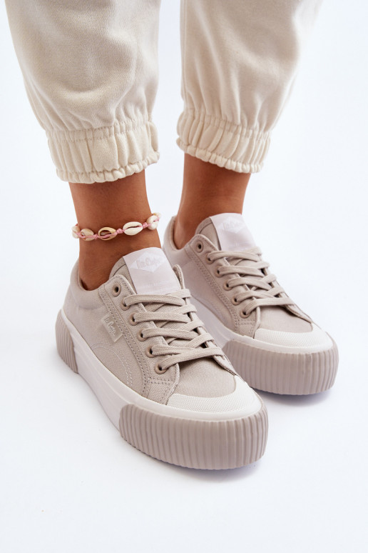 Ležérní obuv s masivní podrážkou Lee Cooper LCW-24-31-2178 šedá Ležérní obuv s masivní podrážkou Lee Cooper LCW-24-31-2178 šedá