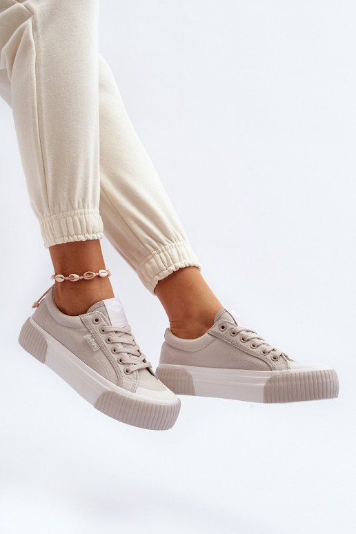 Ležérní obuv s masivní podrážkou Lee Cooper LCW-24-31-2178 šedá Ležérní obuv s masivní podrážkou Lee Cooper LCW-24-31-2178 šedá