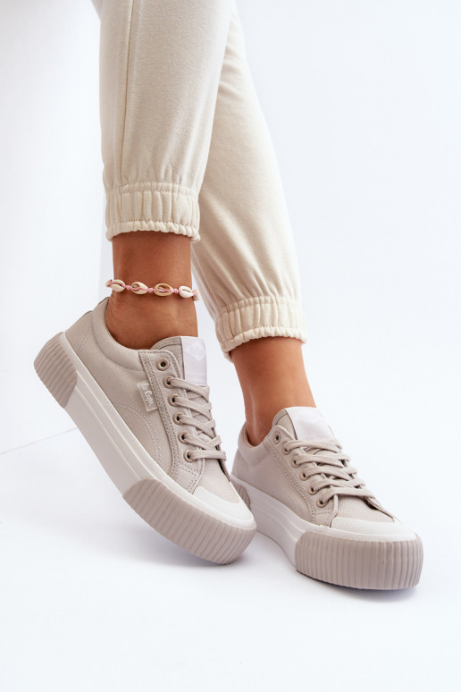 Ležérní obuv s masivní podrážkou Lee Cooper LCW-24-31-2178 šedá Ležérní obuv s masivní podrážkou Lee Cooper LCW-24-31-2178 šedá