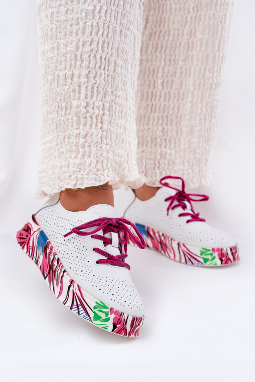 Tenisky  Na j Platformie Vinceza 88017 bílé  Tenisky  Na j Platformie Vinceza 88017 bílé