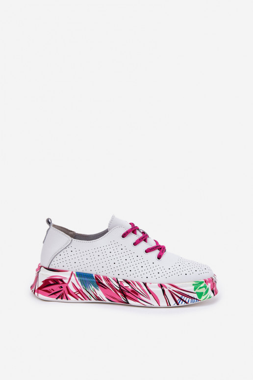 Tenisky  Na j Platformie Vinceza 88017 bílé  Tenisky  Na j Platformie Vinceza 88017 bílé