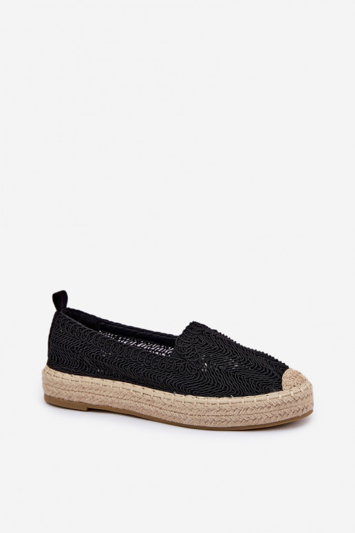 Espadrilky s platformou Vinceza 17392 Černé Espadrilky s platformou Vinceza 17392 Černé