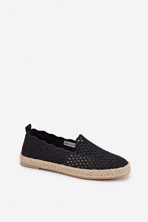 Espadrilky  Vinceza 13625 Černé Espadrilky  Vinceza 13625 Černé