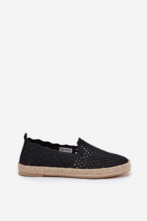 Espadrilky  Vinceza 13625 Černé Espadrilky  Vinceza 13625 Černé
